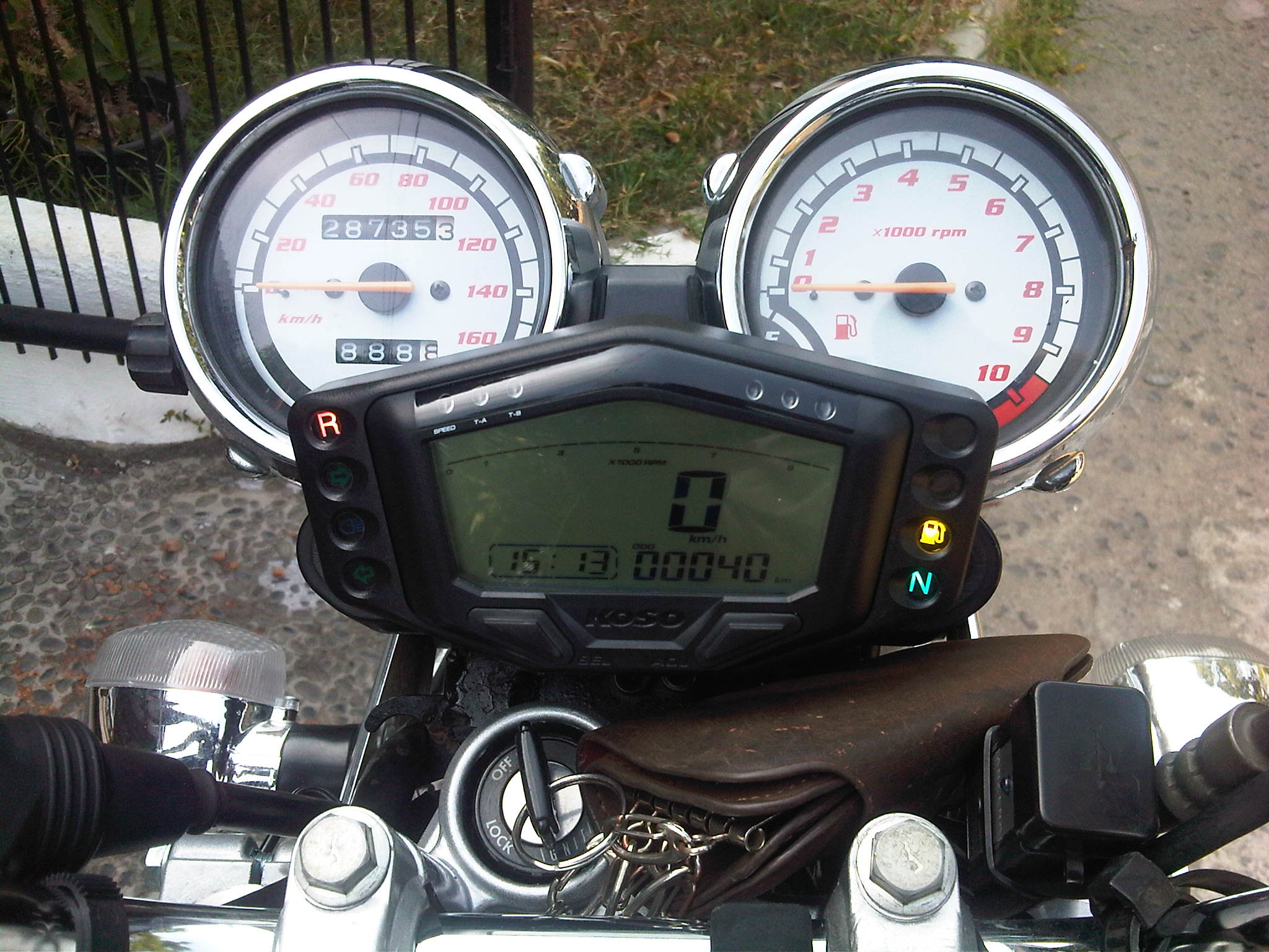 Menginstall Speedometer Digital Koso DB 02R Di Yamaha Scorpio